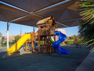 Playground surfacing repairs near Kent