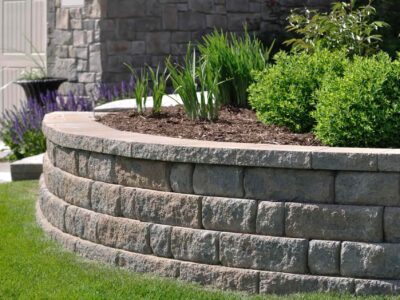 Garden retaining wall installers Kent